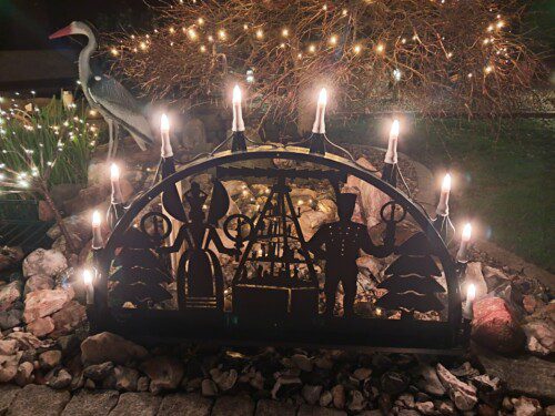 Metall Schwibbogen für Außen und Innen inkl. Lichterkette ab 100cm Rostfrei | XXL-Schwibbogen® photo review