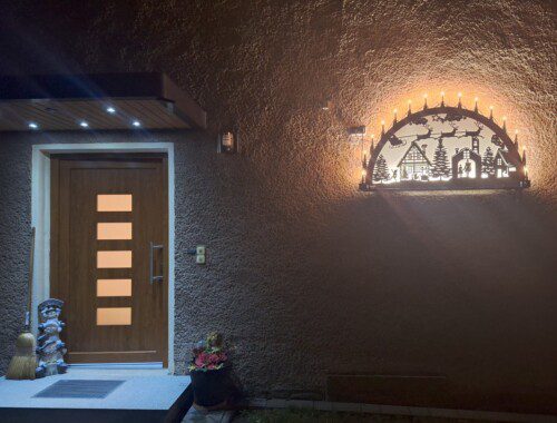 Metall Schwibbogen für Außen und Innen inkl. Lichterkette ab 100cm Rostfrei | XXL-Schwibbogen® photo review