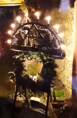 Außen Schwibbogen Waldhaus Metall inkl. Lichterkette ab 100cm | XXL-Schwibbogen.de® photo review