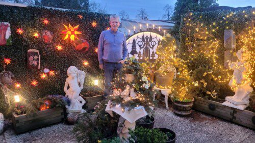 Außen Schwibbogen Engel Metall inkl. Lichterkette ab 100cm | XXL-Schwibbogen.de® photo review