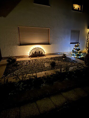 Außen Schwibbogen Schwarzenberger Metall inkl. Lichterkette ab 100cm | XXL-Schwibbogen.de® photo review