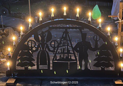 Außen Schwibbogen Pyramide Metall inkl. Lichterkette ab 100cm | XXL-Schwibbogen.de® photo review