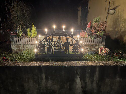 Außen Schwibbogen Pyramide Metall inkl. Lichterkette ab 100cm | XXL-Schwibbogen.de® photo review