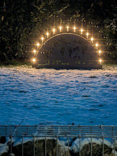 Außen Schwibbogen Rentiere Metall inkl. Lichterkette ab 100cm | XXL-Schwibbogen.de® photo review