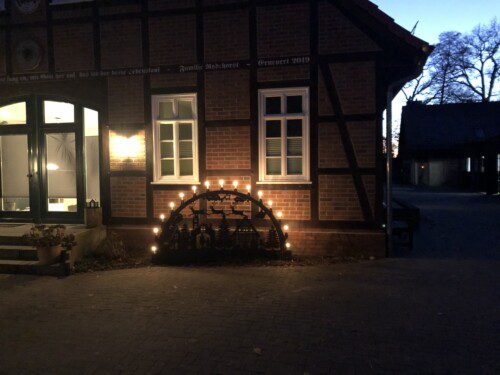 Außen Schwibbogen Rentiere Metall inkl. Lichterkette ab 100cm | XXL-Schwibbogen.de® photo review